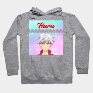 chico pelo blanco corto Hoodie